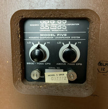 Load image into Gallery viewer, KLH MODEL MODEL FIVE SPEAKERS W REBUILT CROSSOVERS MODEL 5 - CLASSIC